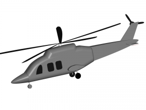 Agusta Westland AW169 3D Model