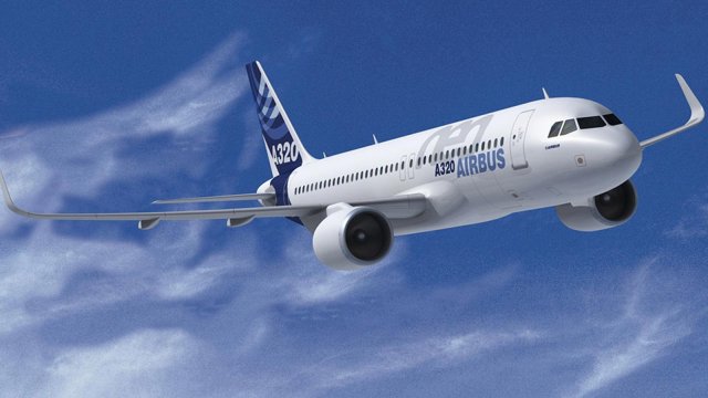 Airbus A320 3D 模型 .c4d .max .obj .3ds .fbx .stl .blend 