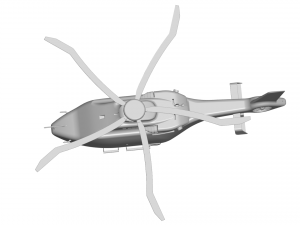 Airbus h160 helicopter 3D 模型