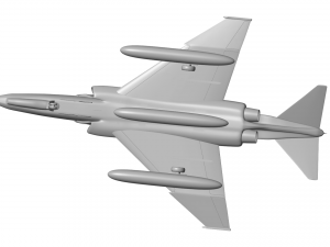 Air Force F-4 Phantom Modelo 3D