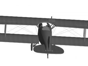 Albatros d2 Modello 3D