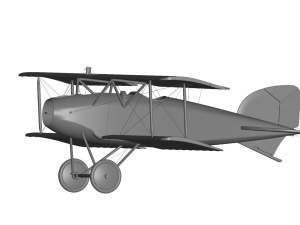 Albatros d2 Modello 3D