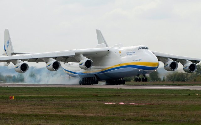 Antonov 225 Air Plane 3D Model .c4d .max .obj .3ds .fbx .stl .blend 