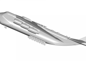Antonov 225 Air Plane 3D Model
