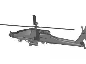 Boeing AH-64 Apache 3D Model
