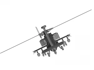 Boeing AH-64 Apache 3D Model