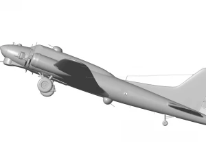 Boeing B-17G Flying Fortress 3D Model