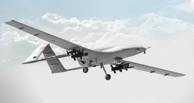 Bayraktar TB2 UCAV Modello 3D .c4d .max .obj .3ds .fbx .stl .blend 
