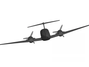 Beechcraft King-Air B-200 3D Model