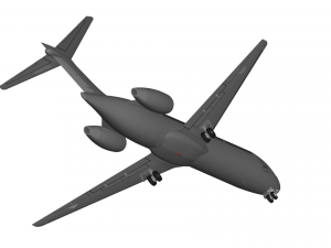 Boeing 717-200 3D Model
