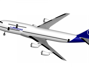 Boeing-747-400 Modello 3D