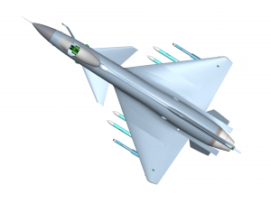 Chengdu J-10 3D Model