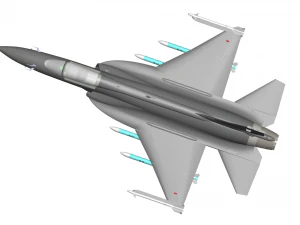 Air Force Chengdu JF-17 3D Model