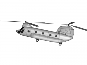 Boeing Chinook 3D Model