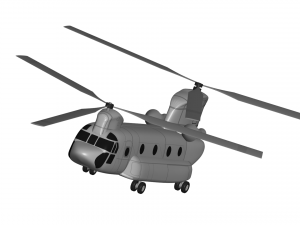 Boeing Chinook 3D Model
