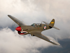 Curtiss P-40E Kittyhawk 3D Model