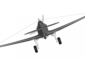 Curtiss P-40E Kittyhawk Modelo 3D