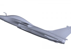 Dassault Rafale Aircraft 3D Model