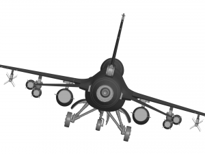 F-16 Fighting Falcon 3D Модель