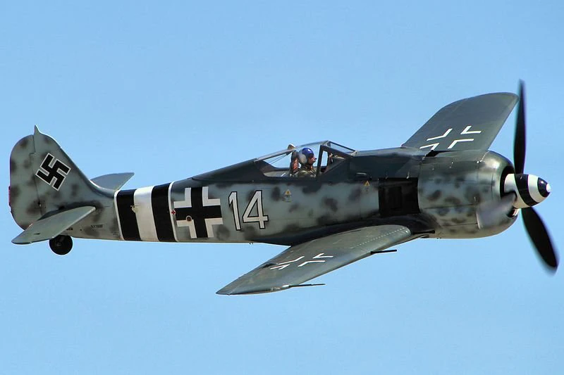 Focke Wulf Fw 190 3D Model .c4d .max .obj .3ds .fbx .stl .blend 