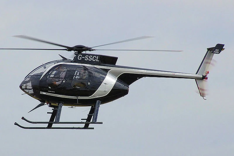 Helicopters MD 500 3D Model .c4d .max .obj .3ds .fbx .stl .blend 
