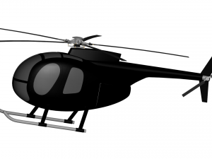 Helicopters MD 500 3D Model