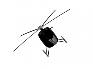 Helicopters MD 500 3D Model