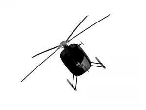 Helicopters MD 500 3D Model