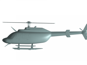 JetRanger III Model 3D