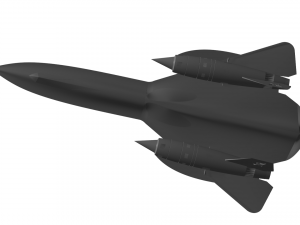 Lockheed SR-71A Blackbird Modello 3D