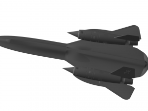 Lockheed SR-71A Blackbird Modello 3D