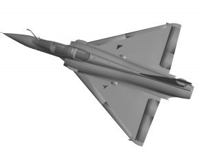 Mirage 2000D 3D Model
