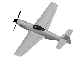 P-51D Mustang 3D Model