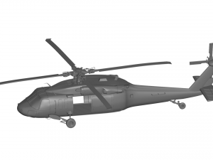 Sirkorsky uh-60 black hawk Modelo 3D