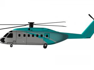 Sikorsky S-92 3D Model