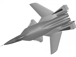 Sukhoi Su-47 3D Model