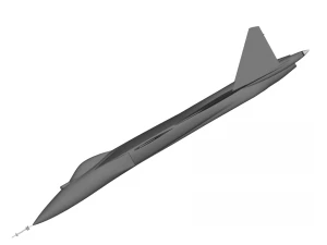 Sukhoi Su-47 3D Model