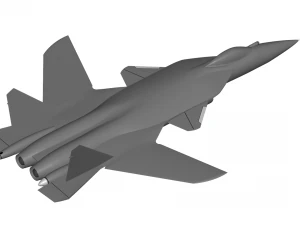 Sukhoi Su-47 3D Model