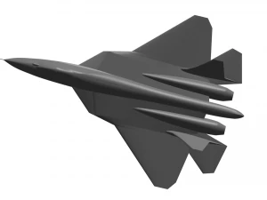 Sukhoi T-50 3D Model