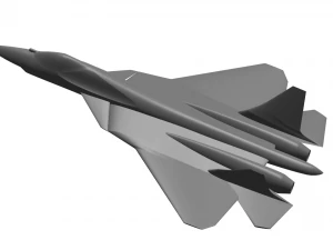 Sukhoi T-50 3D Model