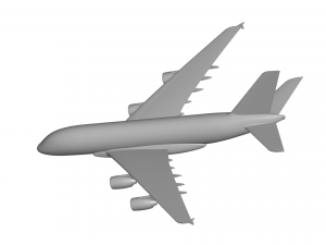 Airbus A380 3D Model
