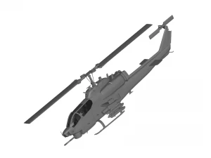 Bell AH-1 Super Cobra 3D Model