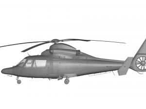 Eurocopter AS-365 Modelo 3D