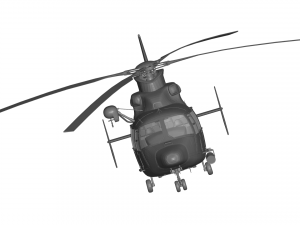 Eurocopter AS-365 Modelo 3D