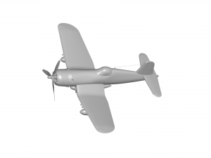 Vought F4U Corsair 3D Model