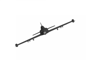 J-21 jastreb Modelo 3D