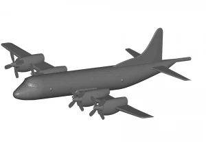 Lockheed P-3C Orion 3D Model