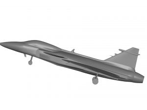 Saab JAS 39 Gripen Model 3D