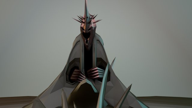 demon king 3D Model .c4d .max .obj .3ds .fbx .stl .blend 