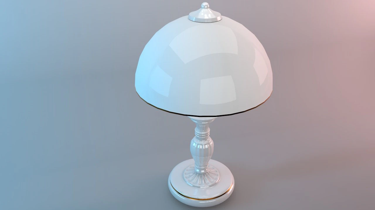 table lamp 3D Model .c4d .max .obj .3ds .fbx .stl .blend